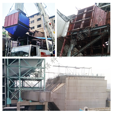 濕電再熱器現(xiàn)場